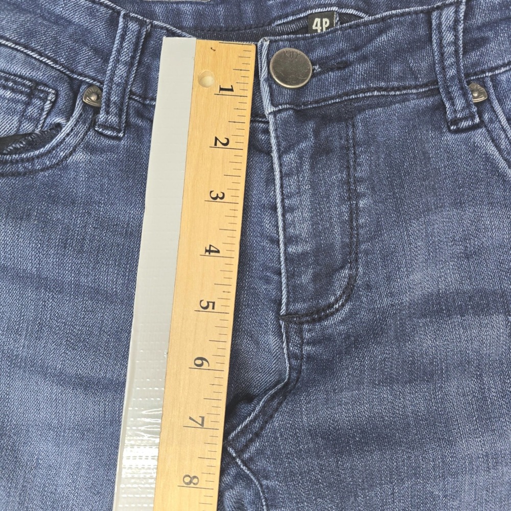 Kut from the Kloth Baby Bootcut Jeans Dark‎ Wash Blue Mid Rise Stretch 4P - Picture 9 of 10